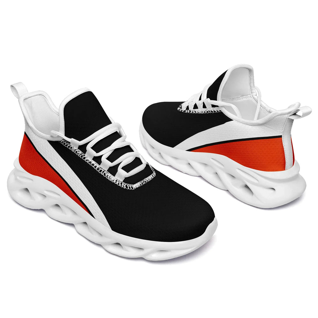 Custom Black Orange Jersey MaxSoul Shoes and Hat Combo Offer Personalized ZH-bd0b007e-a - Coolcustomize