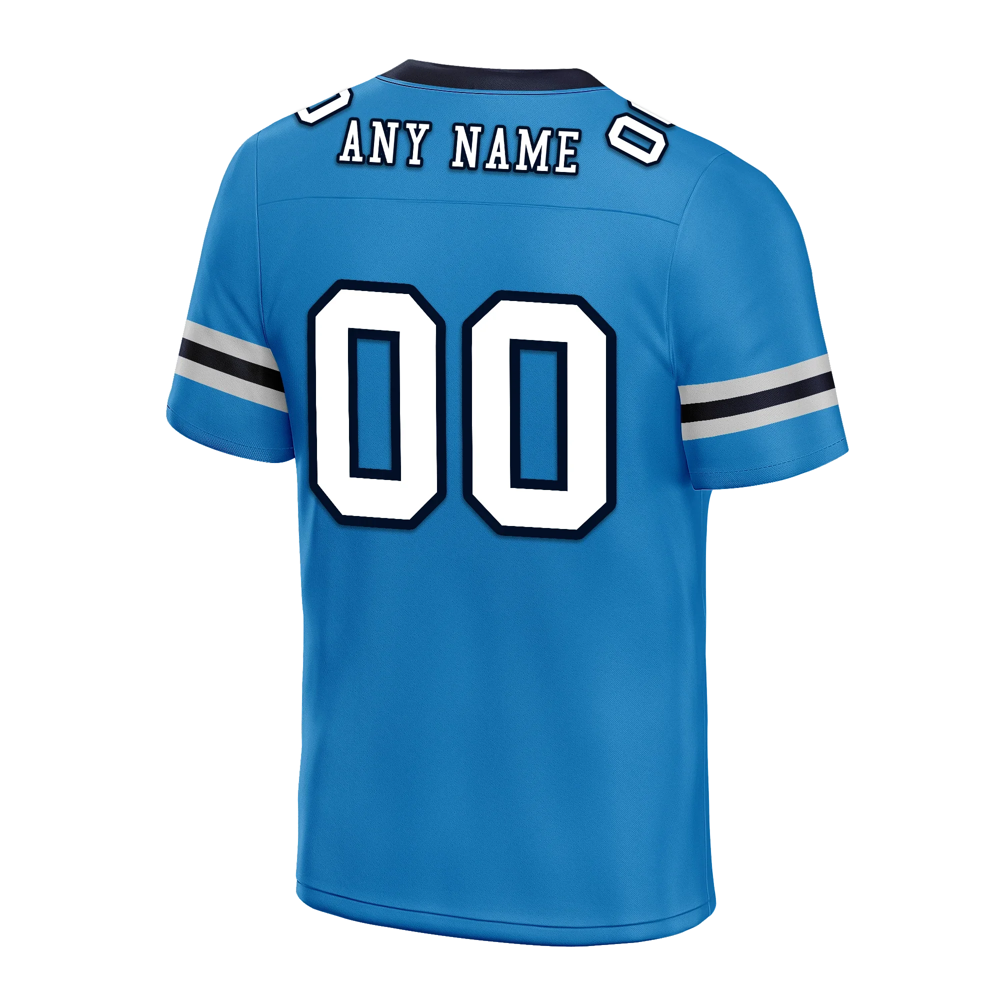 Custom Blue White Classic Style Personalized Authentic Football Jersey FBJ02-bd0a700c - Coolcustomize