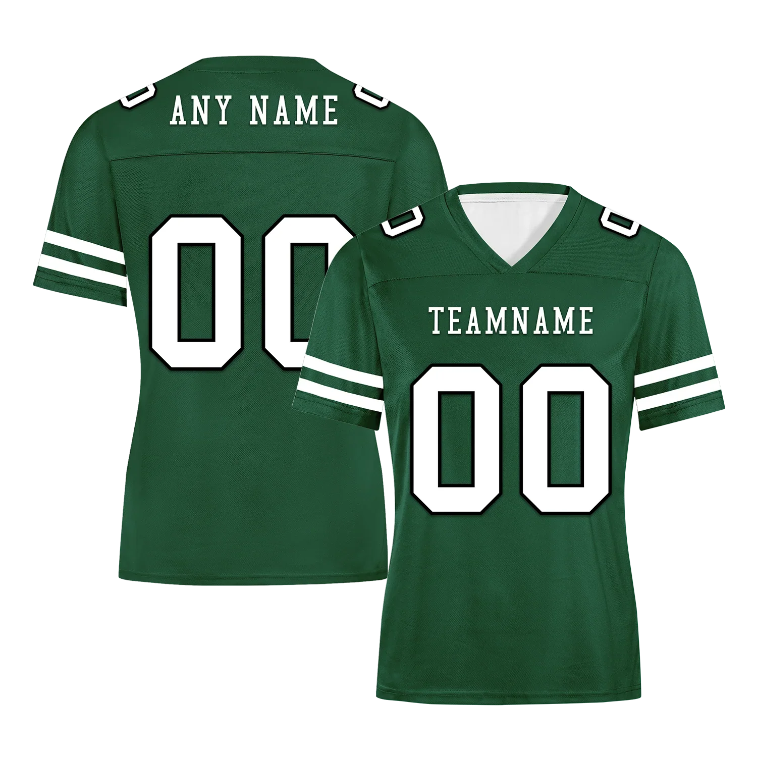 Custom Green Classic Style Personalized Authentic Football Jersey FBJ02-bd0a70a9 - Coolcustomize