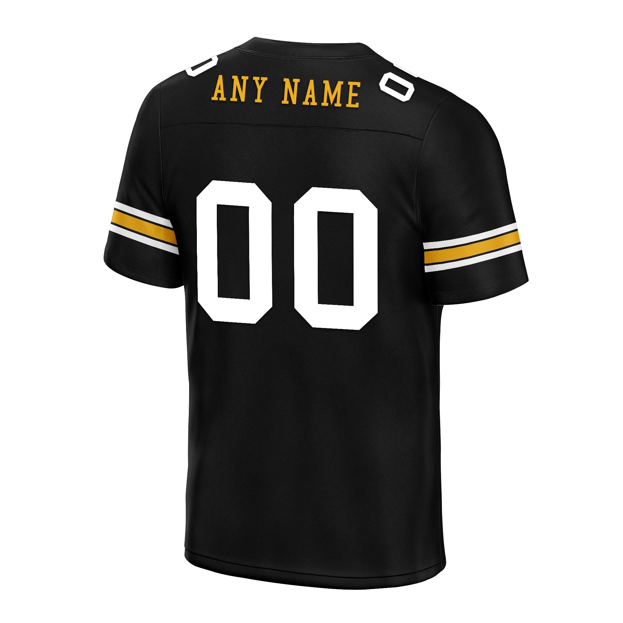 Custom Black Classic Style Personalized Authentic Football Jersey FBJ02-bd0a70a8 - Coolcustomize