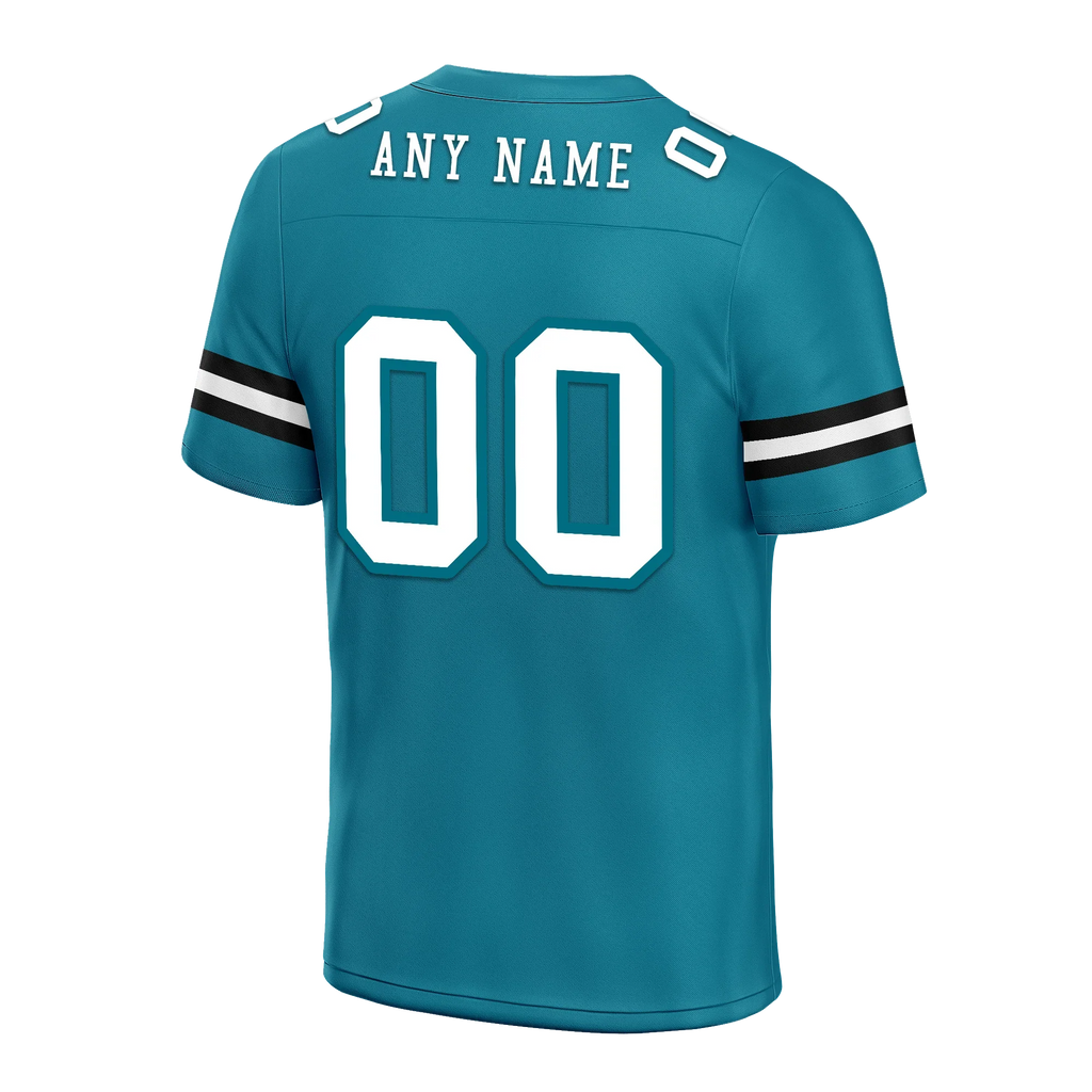 Custom Blue Classic Style Personalized Authentic Football Jersey FBJ02-bd0a70be - Coolcustomize
