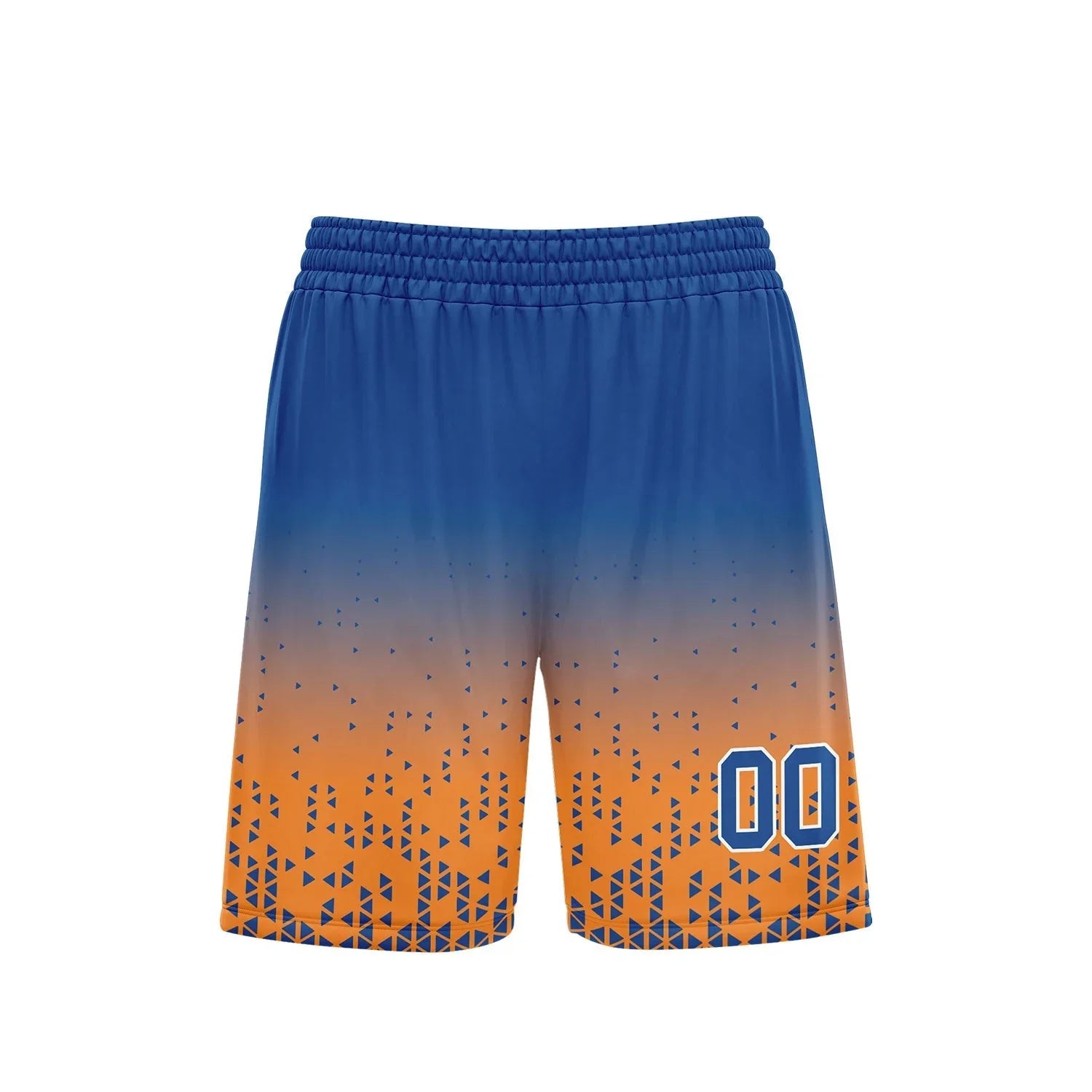 Custom Blue Orange Fade Fashion Sports Uniform Basketball Jersey BBJ01-D020102-3 - Coolcustomize