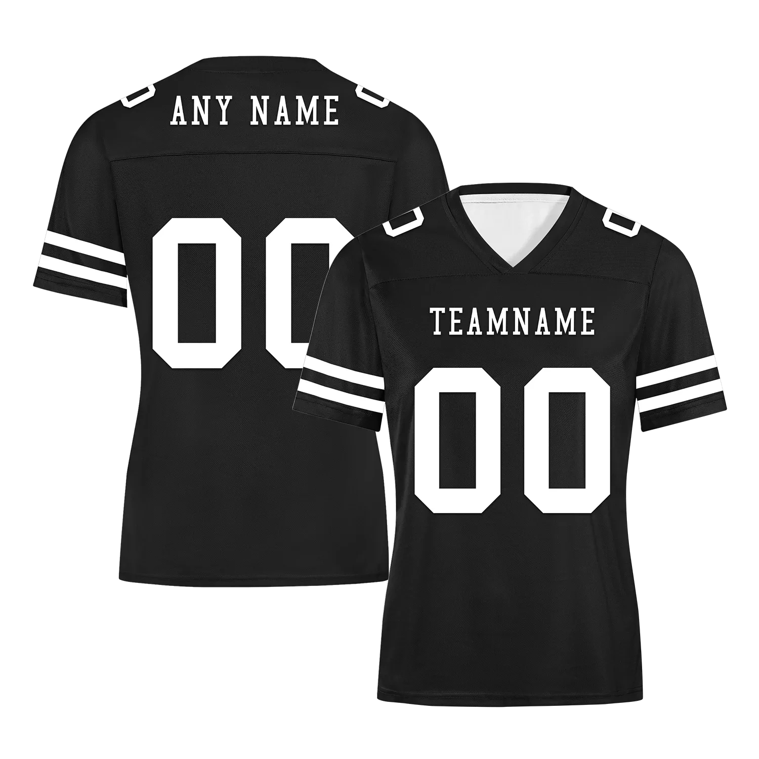 Custom Black Classic Style Personalized Authentic Football Jersey FBJ02-bd0a70bc - Coolcustomize