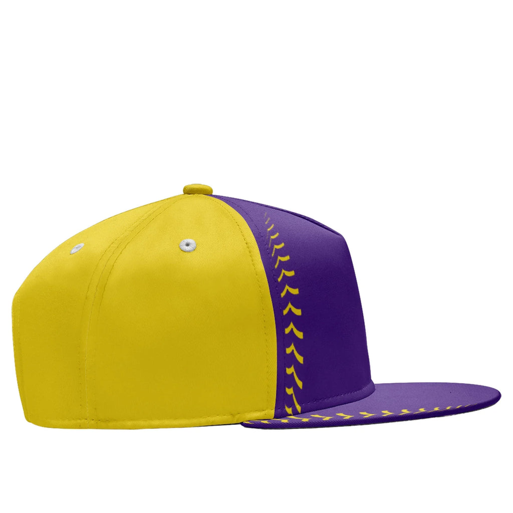Custom Sport Design Hat Stitched Adjustable Snapback Personalized Baseball Cap PR067B-bd0b00d9-a9 - Coolcustomize