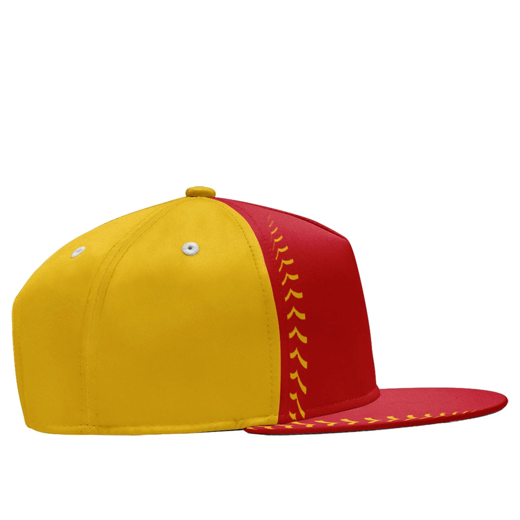 Custom Sport Design Hat Stitched Adjustable Snapback Personalized Baseball Cap PR067B-bd0b00d9-8 - Coolcustomize