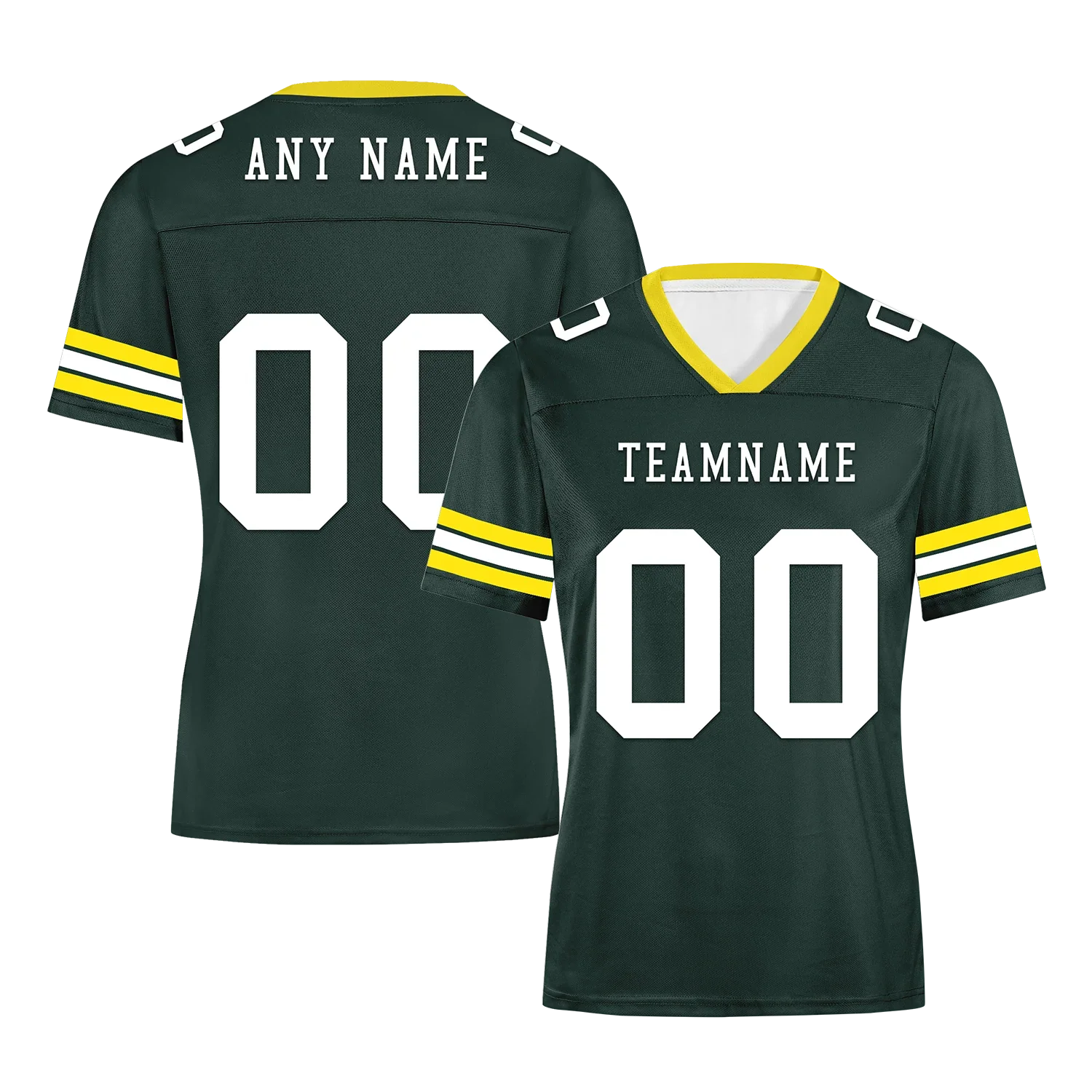 Custom Green Classic Style Personalized Authentic Football Jersey FBJ02-bd0a7007 - Coolcustomize