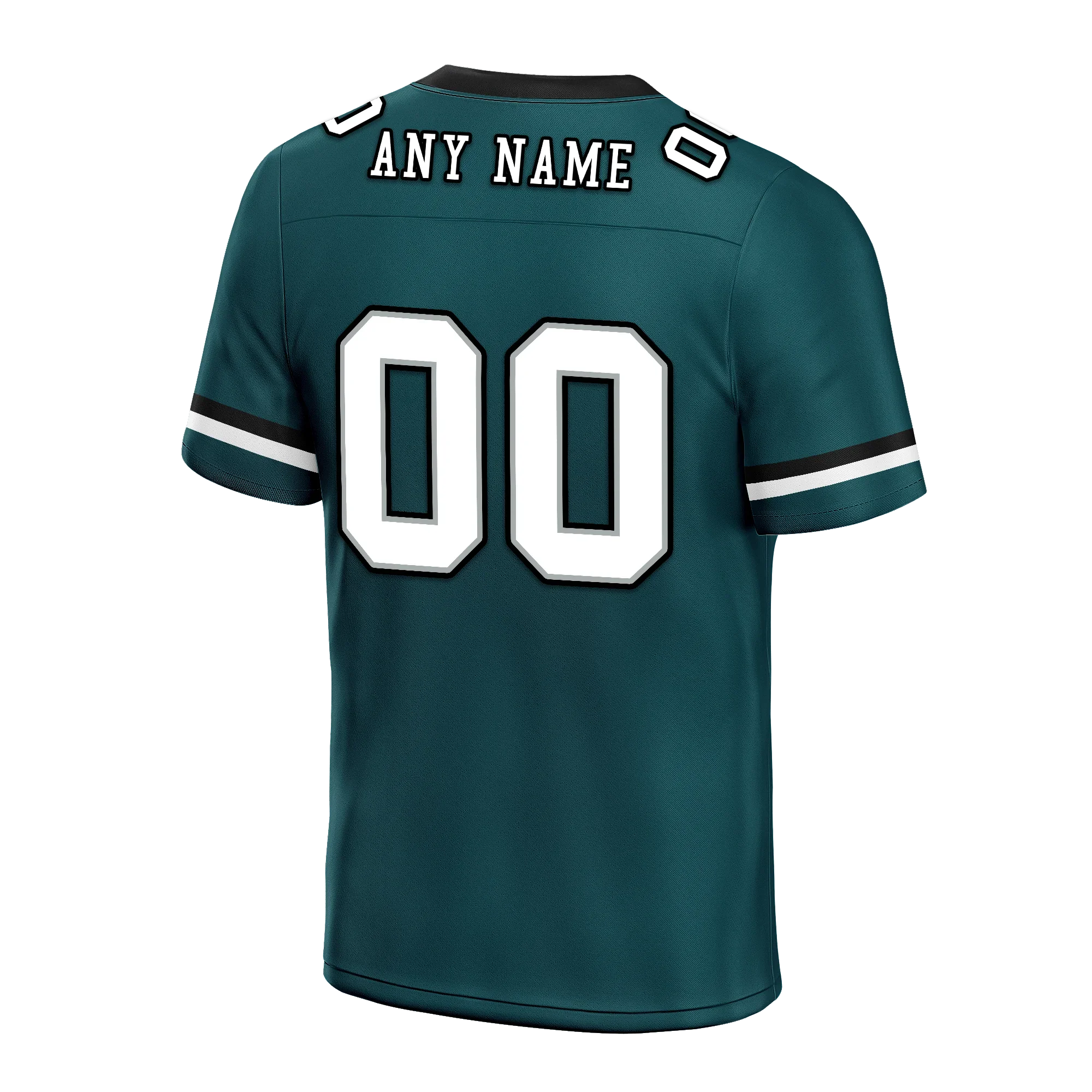 Custom Cyan Classic Style Personalized Authentic Football Jersey FBJ02-bd0a70ab - Coolcustomize