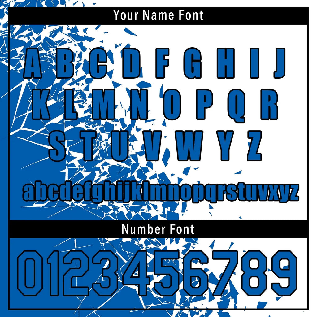 Custom Blue White Soccer Sets Jersey Personalized SCJ101-D28008 - Coolcustomize