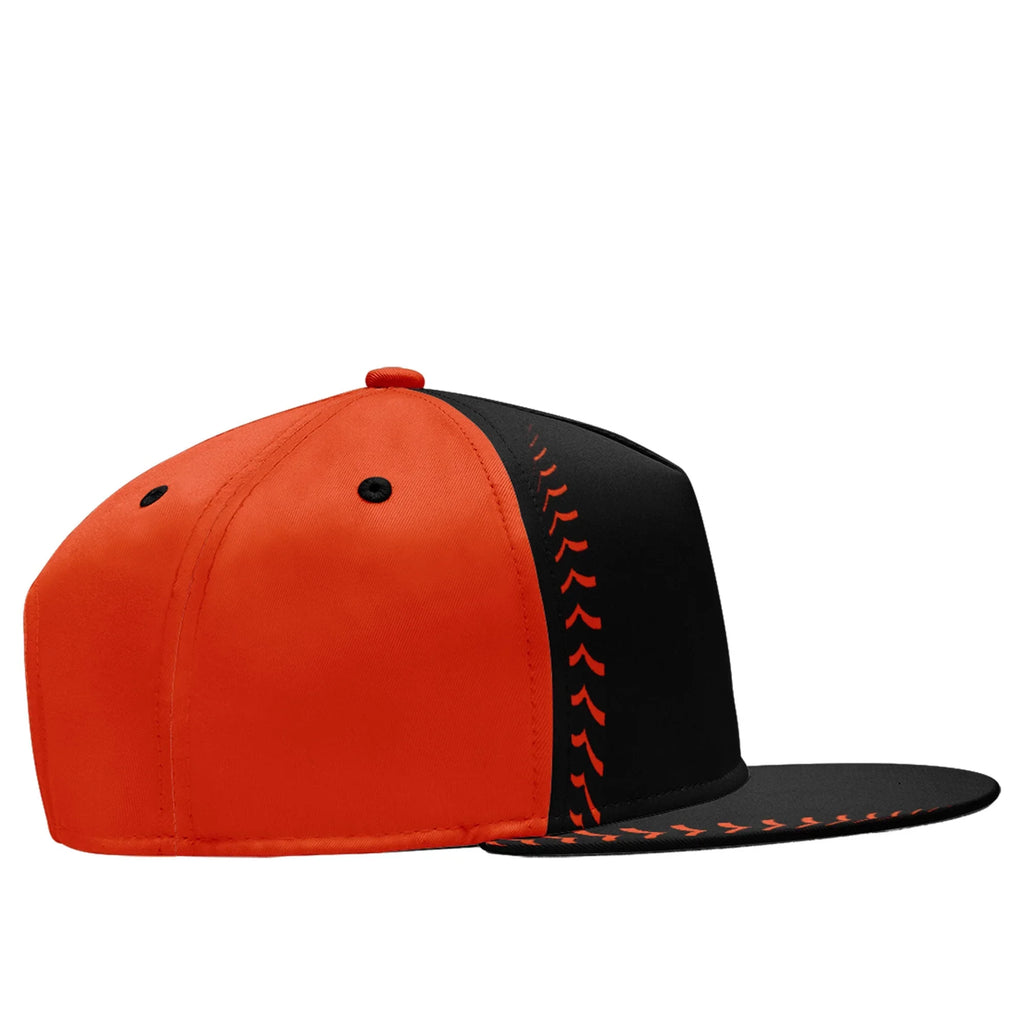 Custom Sport Design Hat Stitched Adjustable Snapback Personalized Baseball Cap PR067B-bd0b00d9-b0 - Coolcustomize