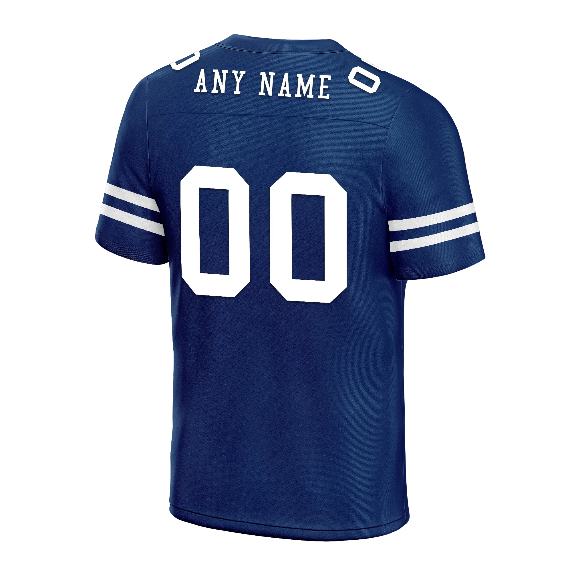 Custom Blue Classic Style Personalized Authentic Football Jersey FBJ02-bd0a70bf - Coolcustomize