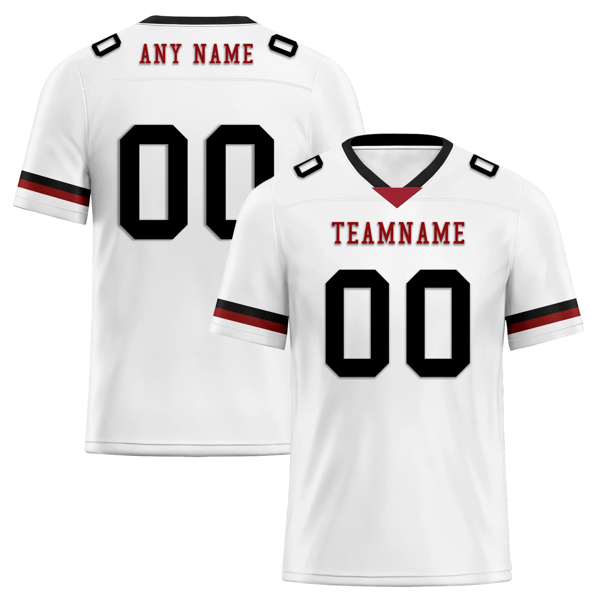 Custom White Black Classic Style Personalized Authentic Football Jersey FBJ02-bd0a700b - Coolcustomize
