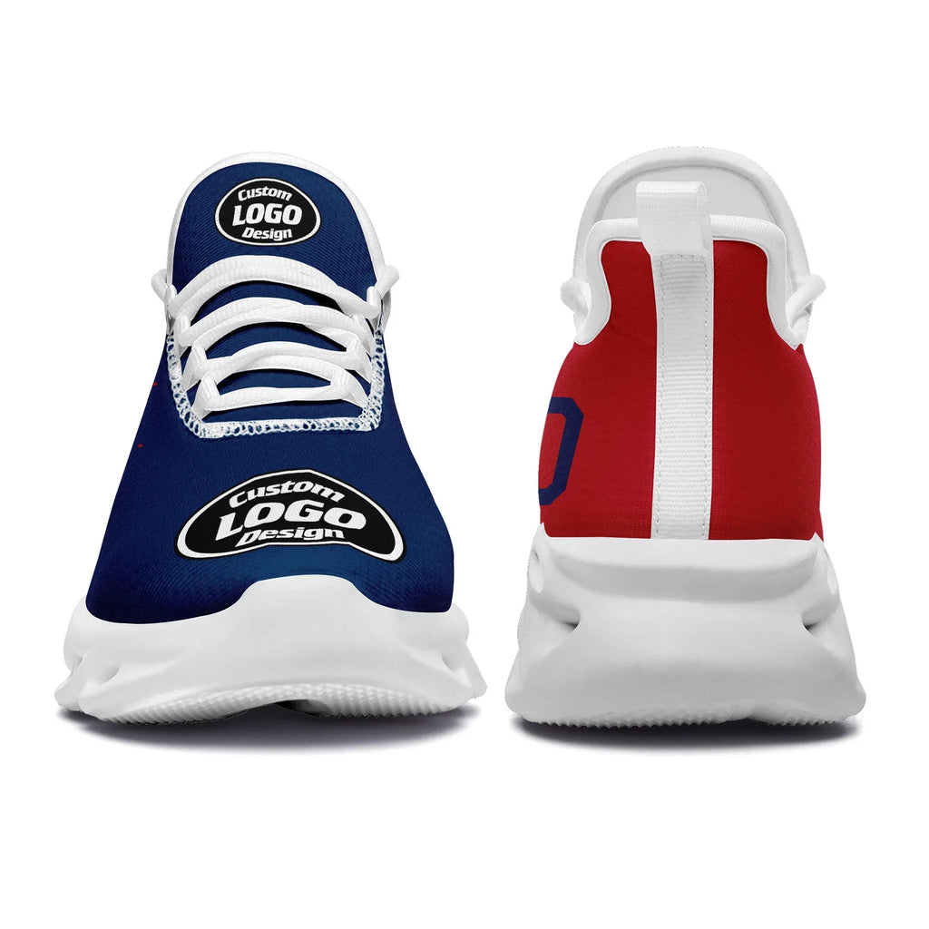 Custom Blue Red Jersey MaxSoul Shoes and Hat Combo Offer Personalized ZH-D0b009a-b - Coolcustomize