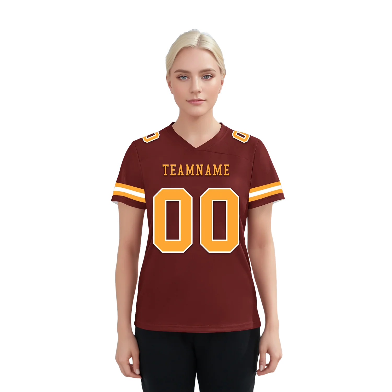 Custom Brown Classic Style Personalized Authentic Football Jersey FBJ02-bd0a70af - Coolcustomize