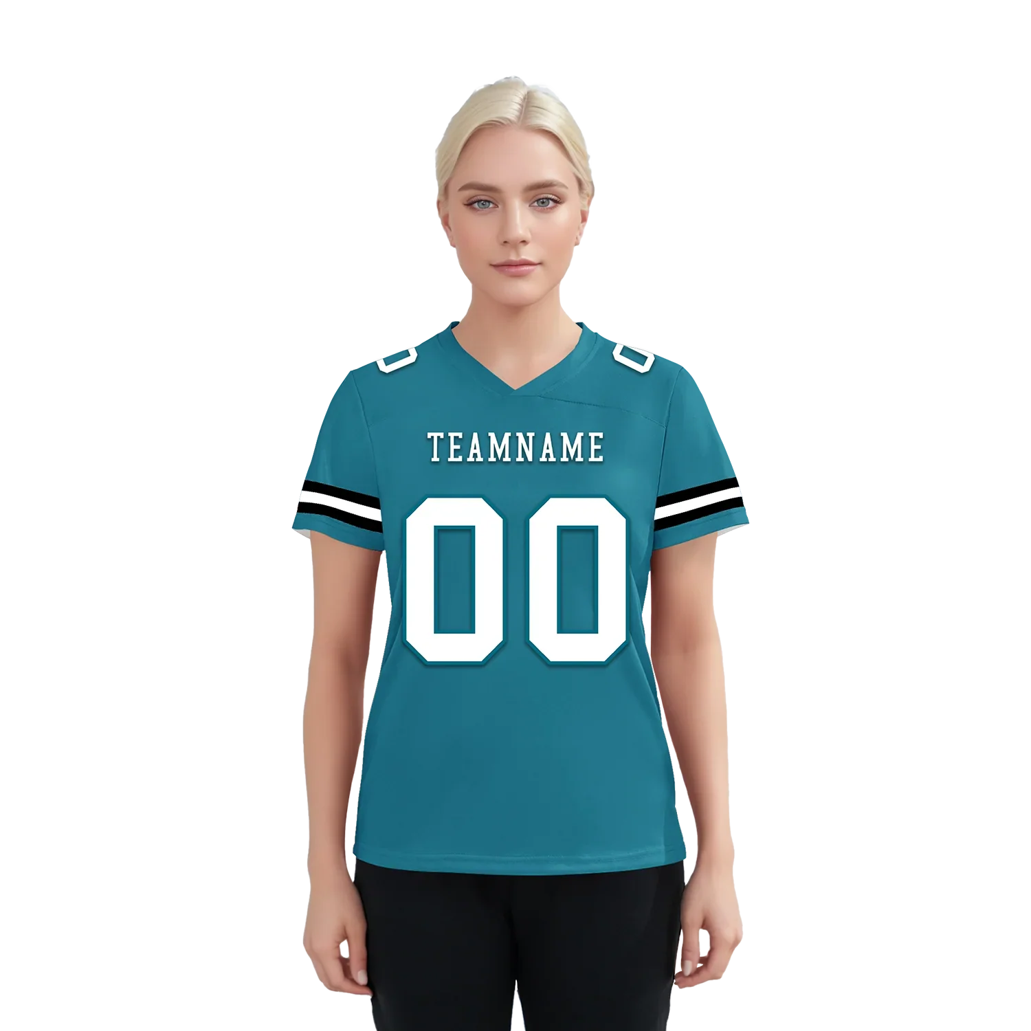 Custom Blue Classic Style Personalized Authentic Football Jersey FBJ02-bd0a70be - Coolcustomize