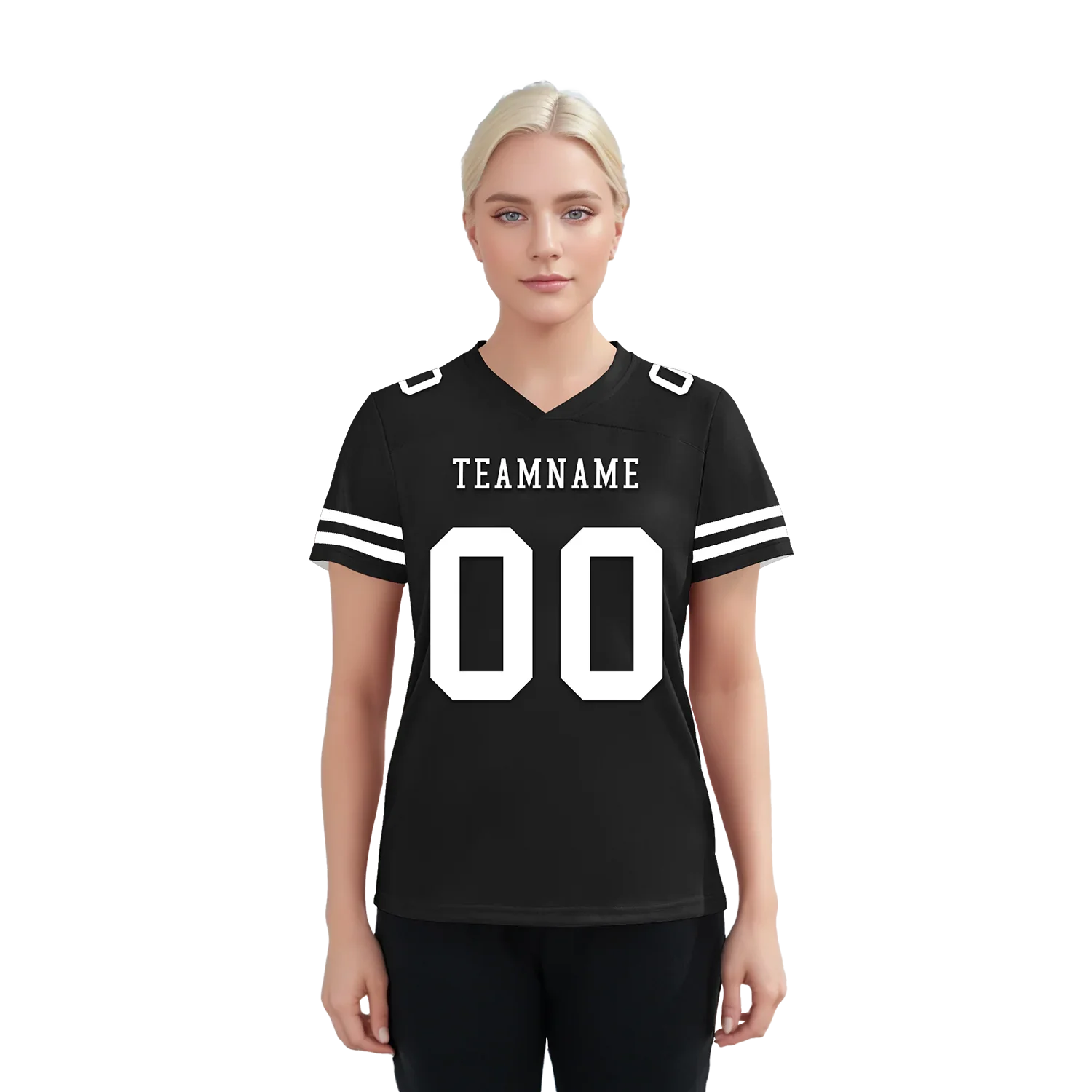 Custom Black Classic Style Personalized Authentic Football Jersey FBJ02-bd0a70bc - Coolcustomize