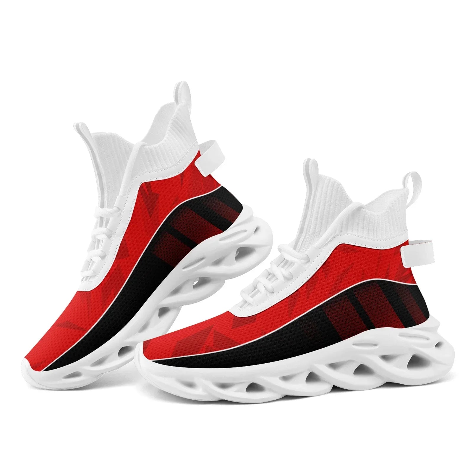 Custom Black Red Maxsoul Shoes Personalized Sneaker FN029A-D020158-2 - Coolcustomize