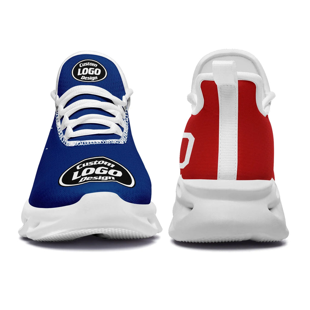 Custom Blue Red Jersey MaxSoul Shoes and Hat Combo Offer Personalized ZH-D0b009b-b - Coolcustomize