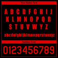 Custom Black Red Jersey MaxSoul Shoes and Hat Combo Offer Personalized Combo ZH-D020234-2 - Coolcustomize
