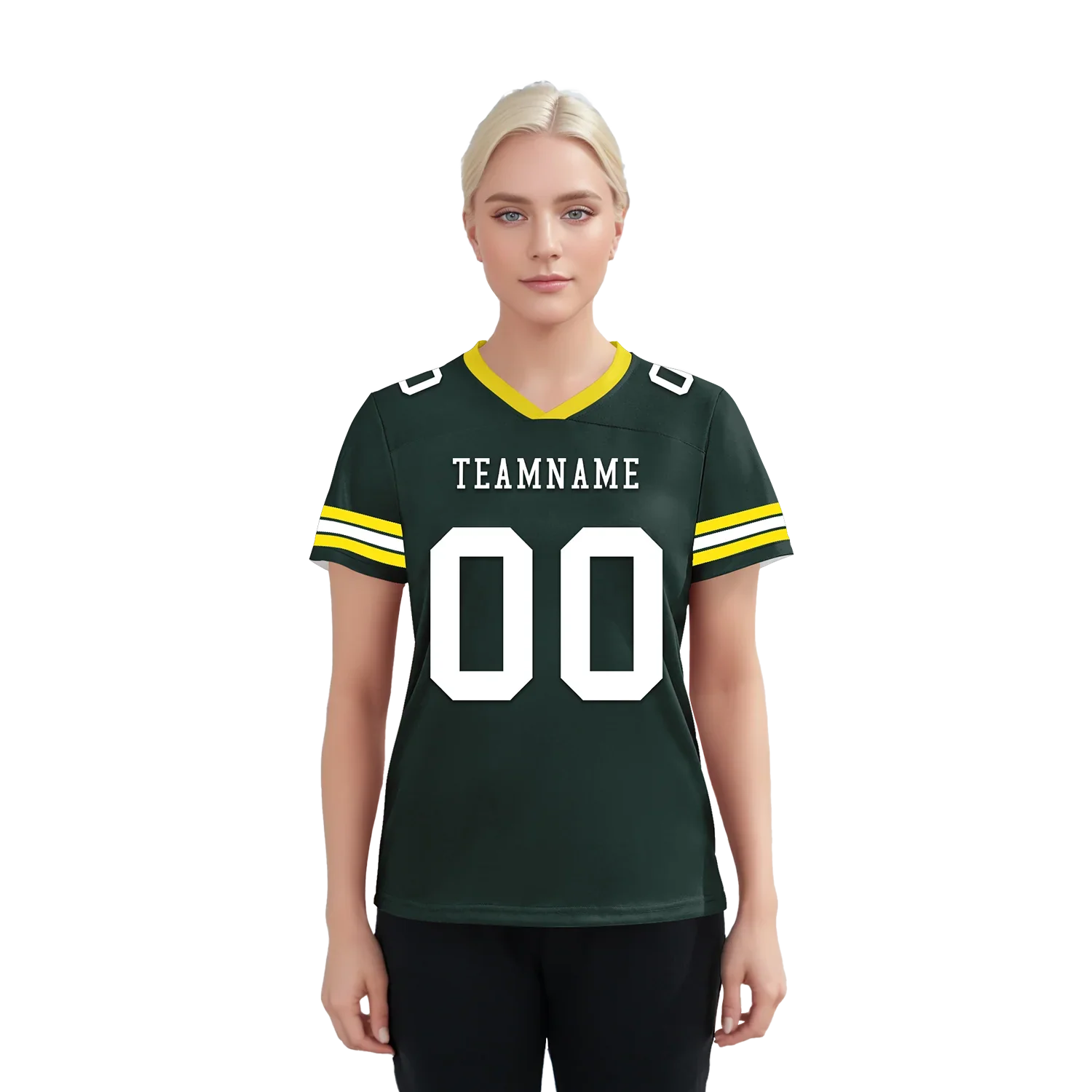 Custom Green Classic Style Personalized Authentic Football Jersey FBJ02-bd0a7007 - Coolcustomize