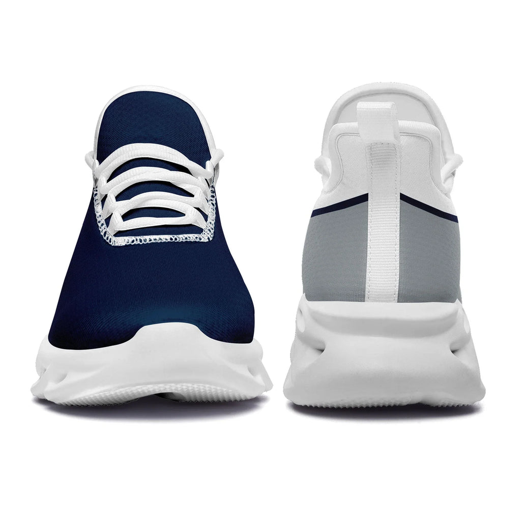 Custom Blue Grey Jersey MaxSoul Shoes and Hat Combo Offer Personalized ZH-bd0b007e-ad - Coolcustomize