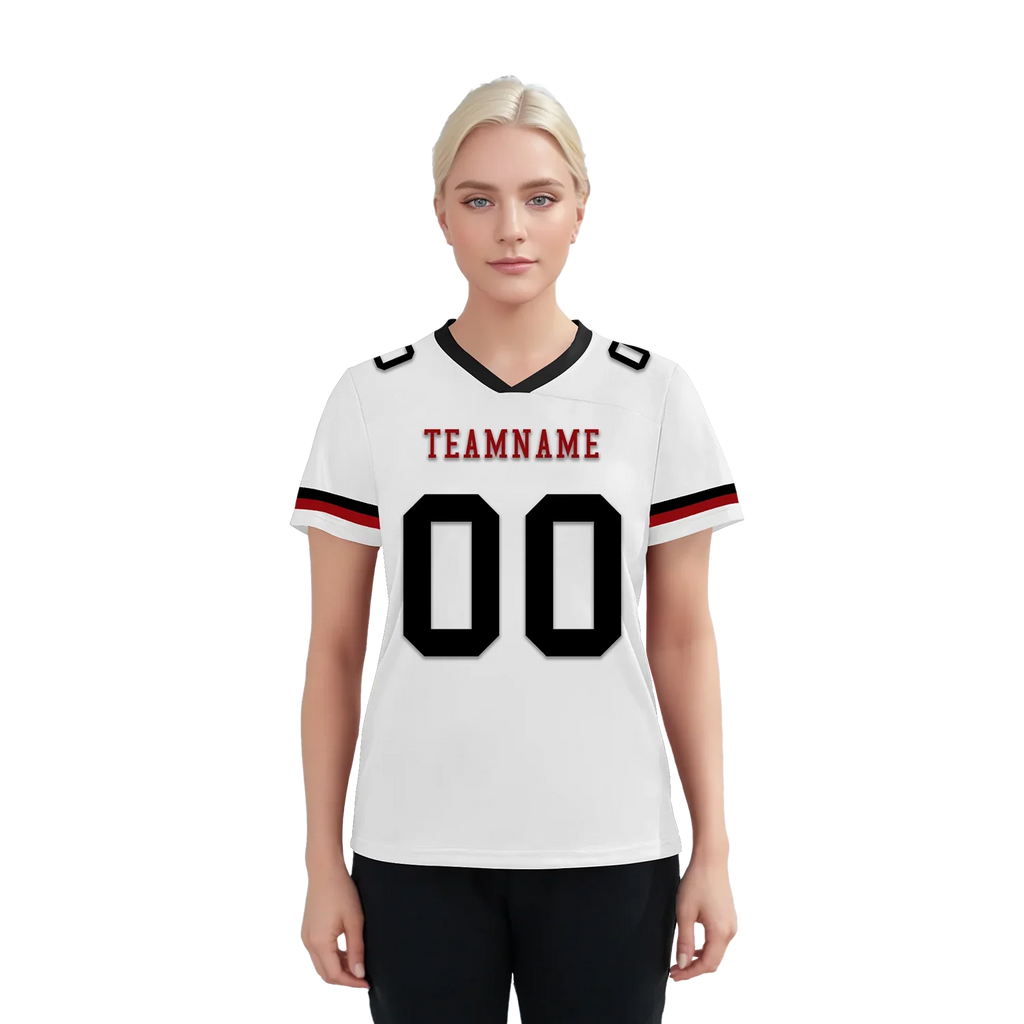 Custom White Black Classic Style Personalized Authentic Football Jersey FBJ02-bd0a700b - Coolcustomize