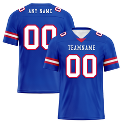 Custom Blue Classic Style Personalized Authentic Football Jersey FBJ02-bd0a70ca