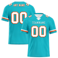 Custom Cyan Classic Style Personalized Authentic Football Jersey FBJ02-bd0a70ba - Coolcustomize