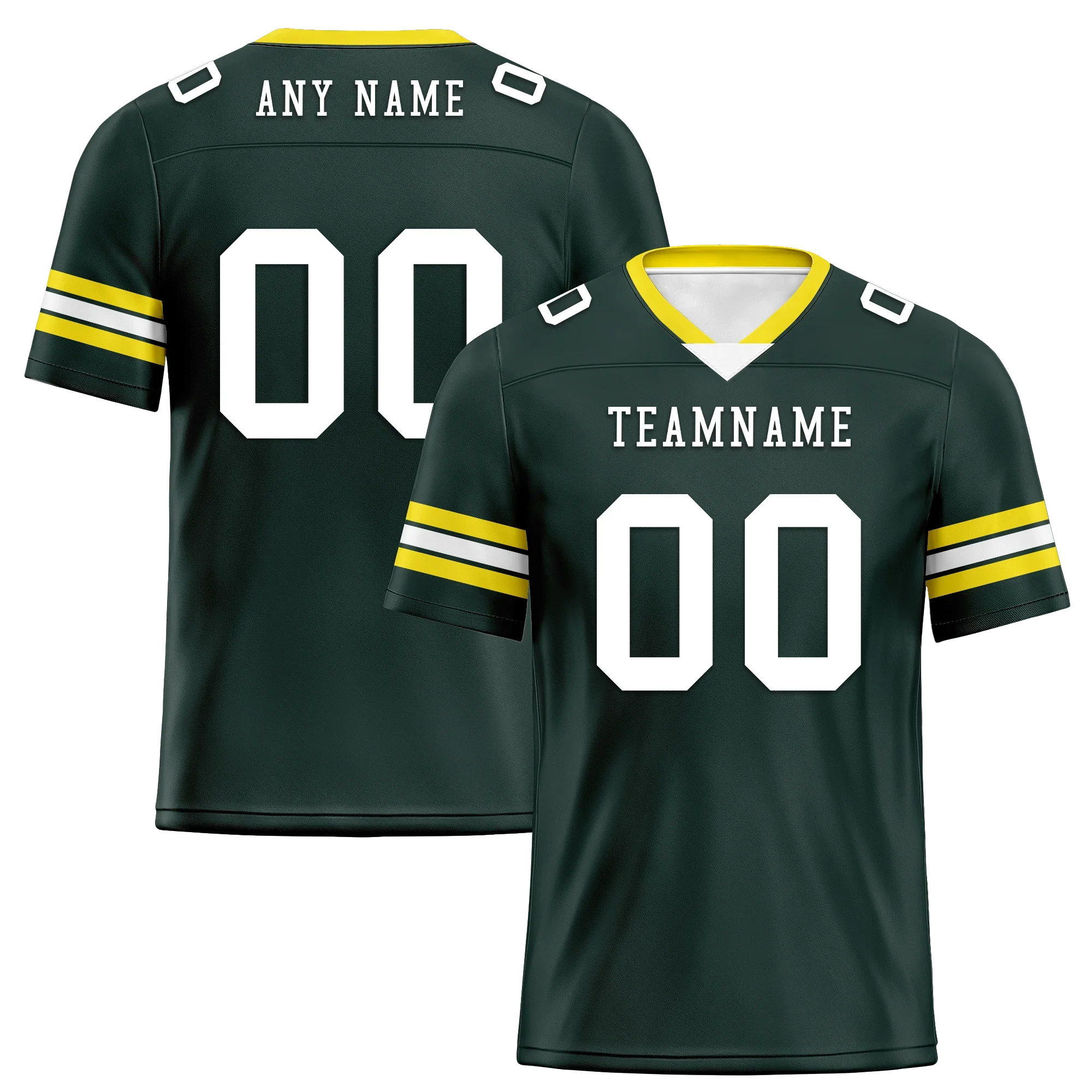 Custom Green Classic Style Personalized Authentic Football Jersey FBJ02-bd0a7007 - Coolcustomize