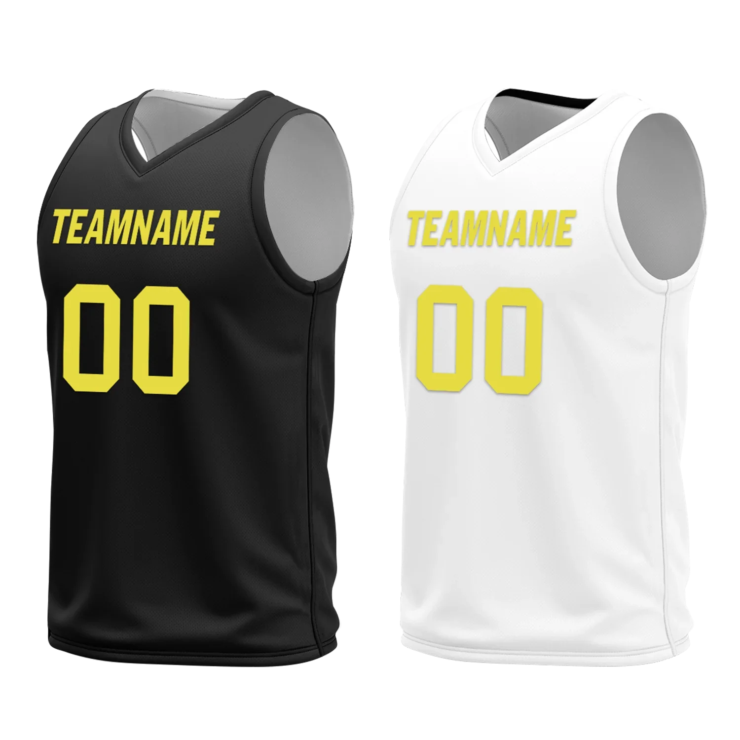 Custom Black White Classic Style Reversible Basketball Uniform Personalized Ordinary BBJR-D017048 - Coolcustomize