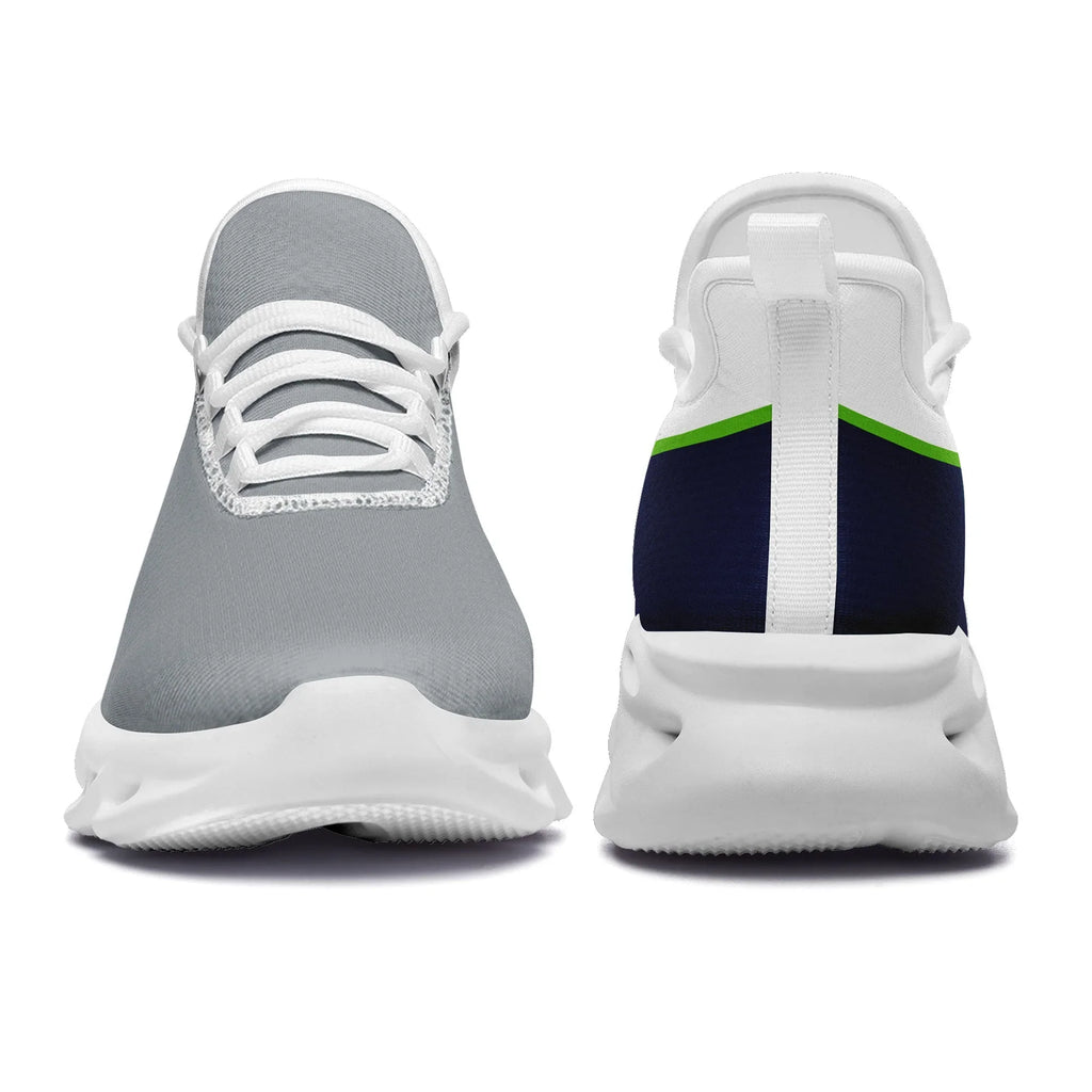 Custom Grey Blue Jersey MaxSoul Shoes and Hat Combo Offer Personalized ZH-bd0b007e-ac - Coolcustomize