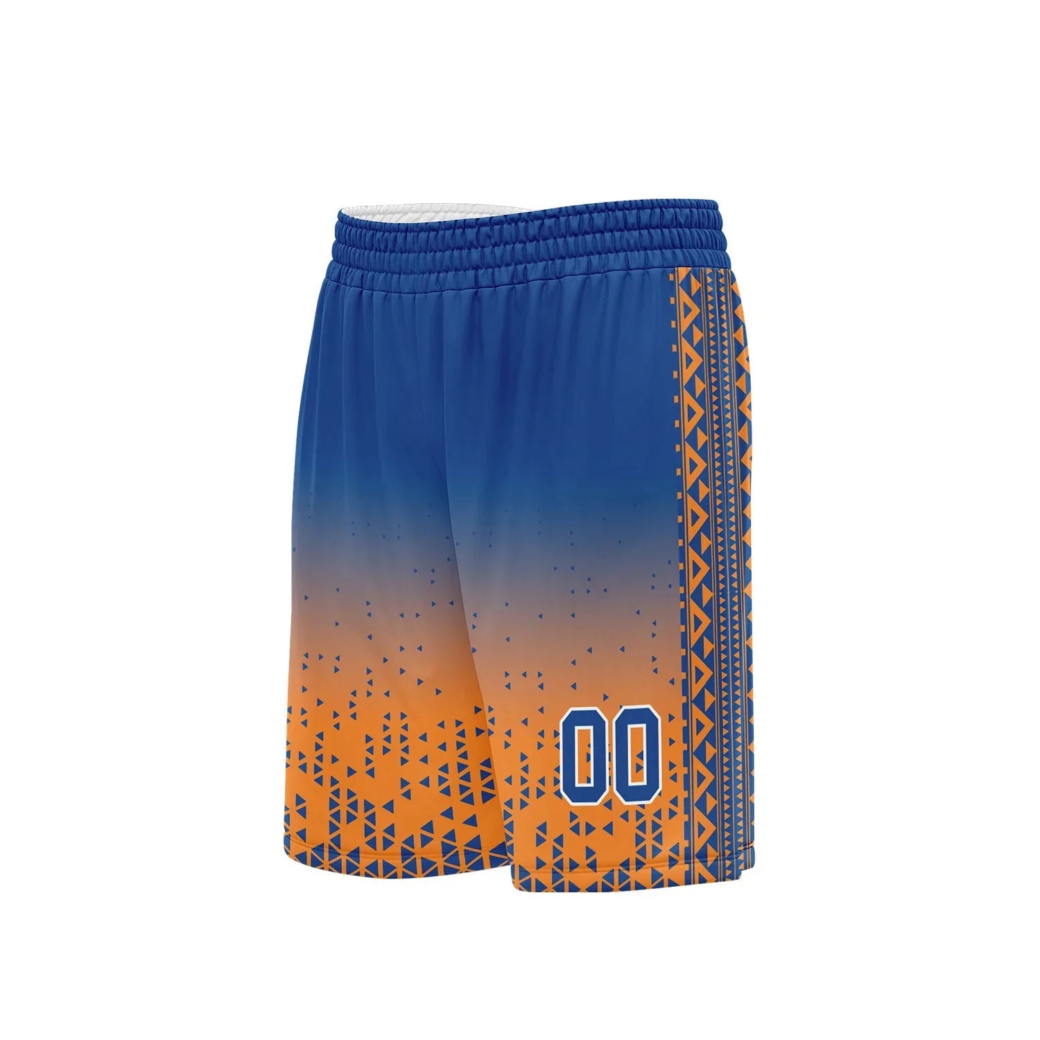 Custom Blue Orange Fade Fashion Sports Uniform Basketball Jersey BBJ01-D020102-3 - Coolcustomize