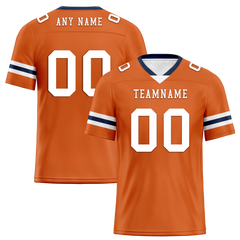 Custom Orange Classic Style Personalized Authentic Football Jersey FBJ02-bd0a70b8