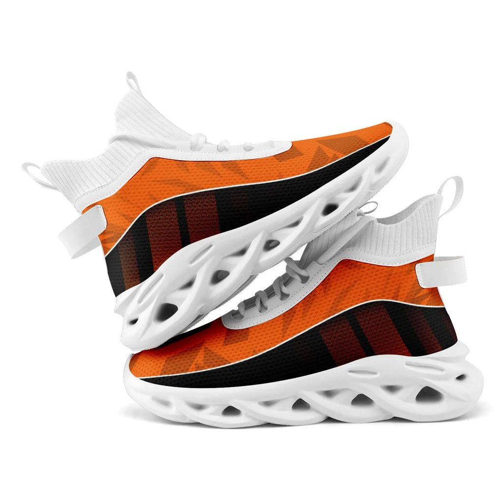 Custom Black Orange Maxsoul Shoes Personalized Sneaker FN029A-D020158-3 - Coolcustomize