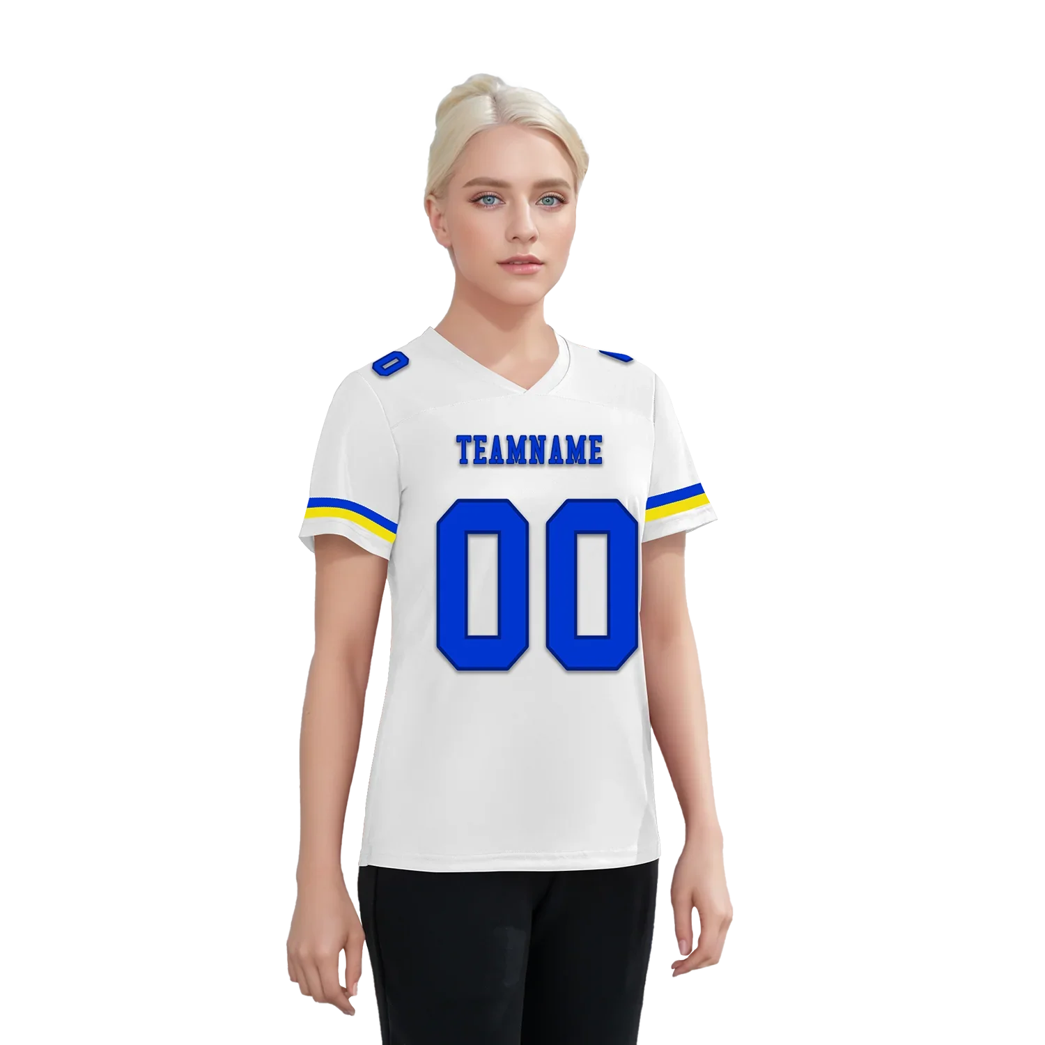 Custom White Classic Style Personalized Authentic Football Jersey FBJ02-bd0a7008 - Coolcustomize