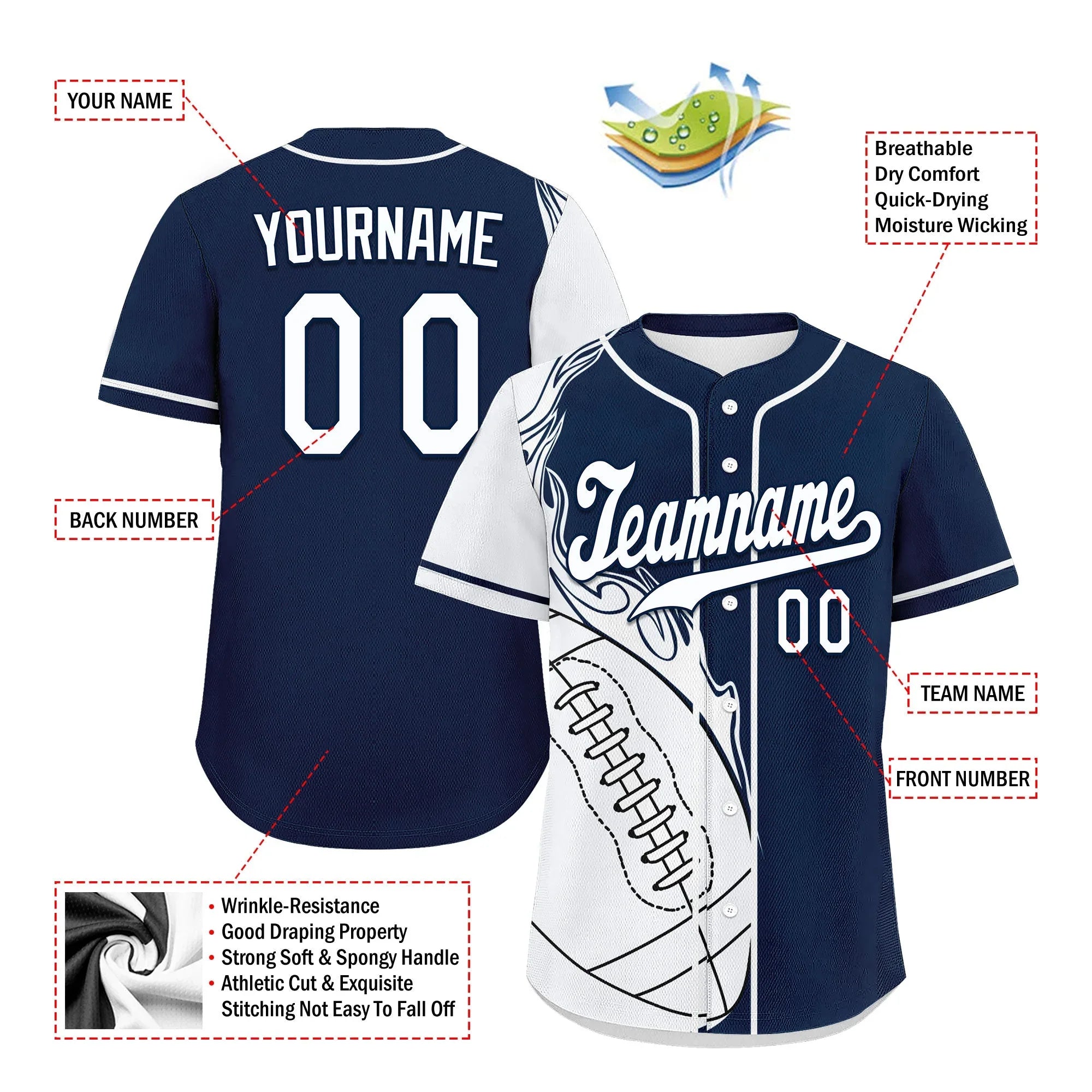Custom Blue White Jersey and TN Shoes Combo Offer Personalized ZH-D0200101-9 - Coolcustomize