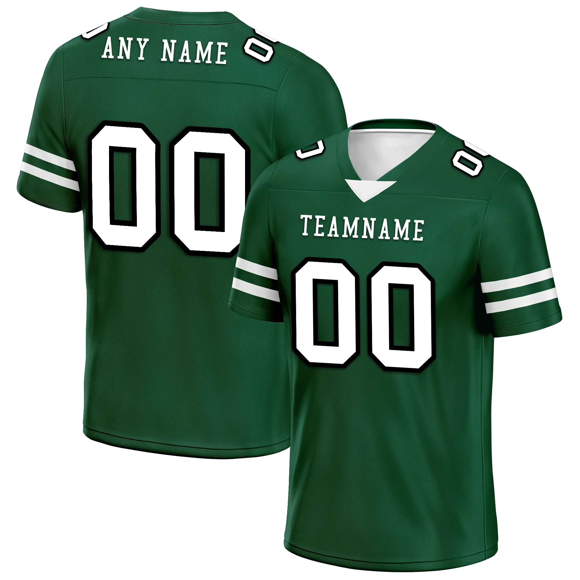 Custom Green Classic Style Personalized Authentic Football Jersey FBJ02-bd0a70a9 - Coolcustomize