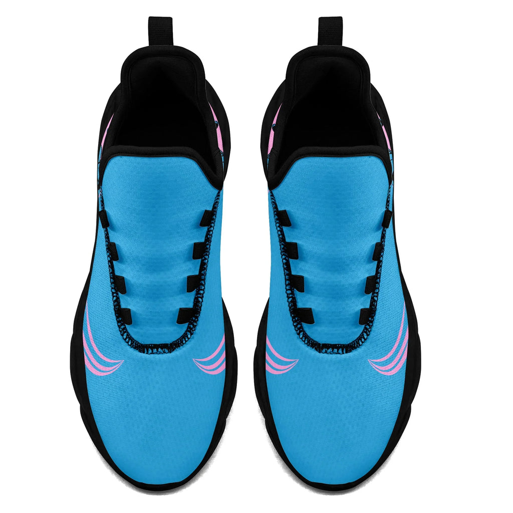 Custom Blue Jersey MaxSoul Shoes and Hat Combo Offer Personalized ZH-bd0b00e0-cd - Coolcustomize