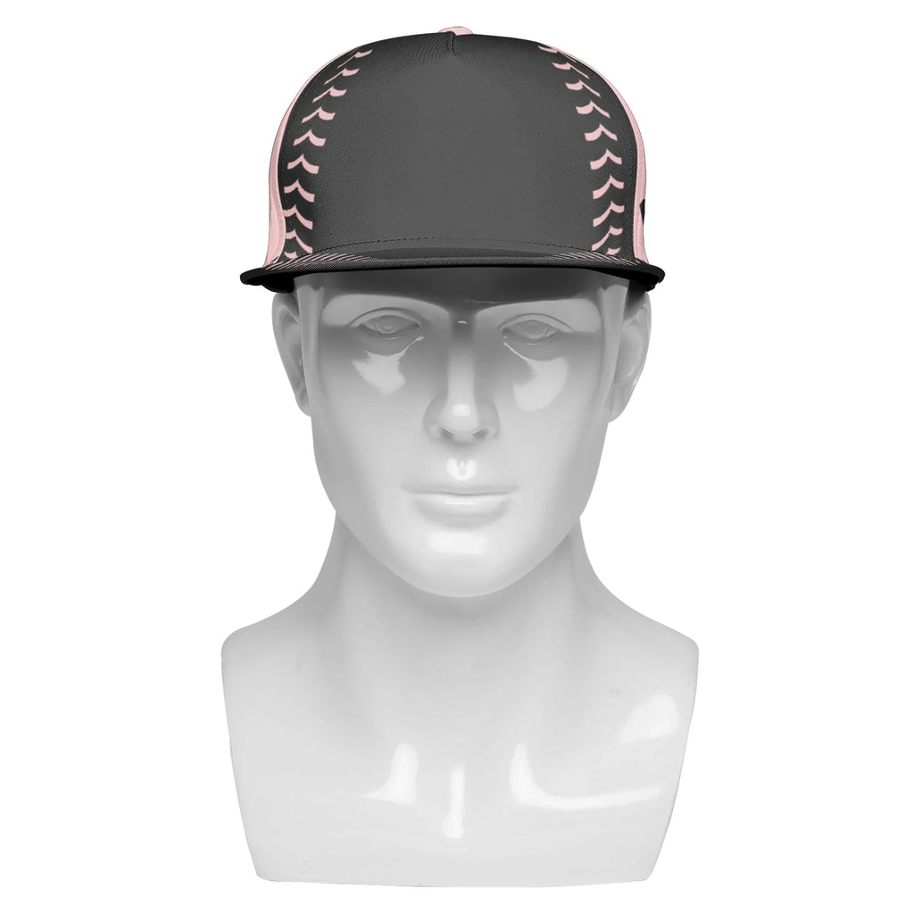 Custom Sport Design Hat Stitched Adjustable Snapback Personalized Baseball Cap PR067B-bd0b00d9-b8 - Coolcustomize