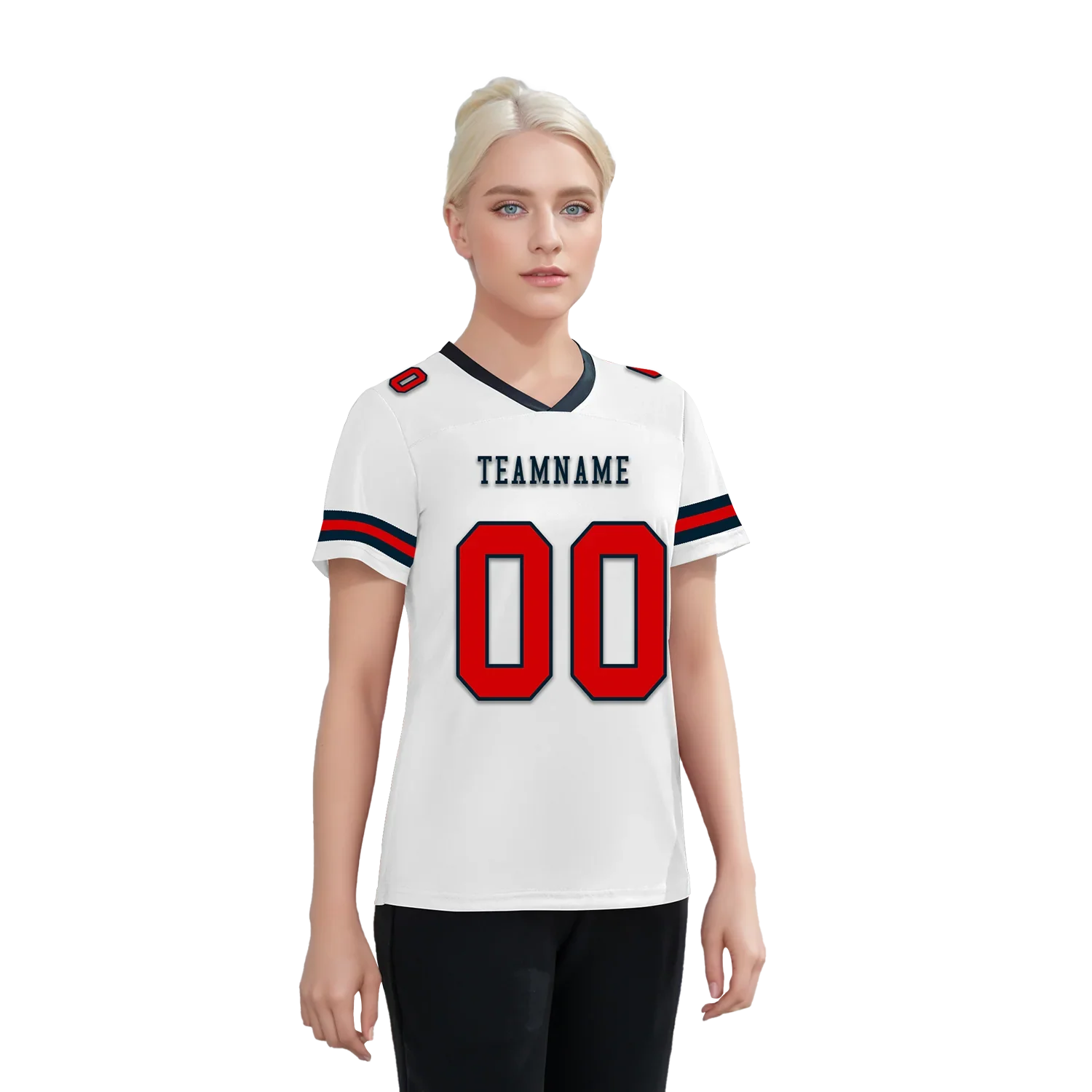 Custom White Classic Style Personalized Authentic Football Jersey FBJ02-bd0a70b7 - Coolcustomize
