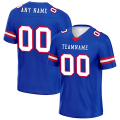 Custom Blue Classic Style Personalized Authentic Football Jersey FBJ02-bd0a70ca