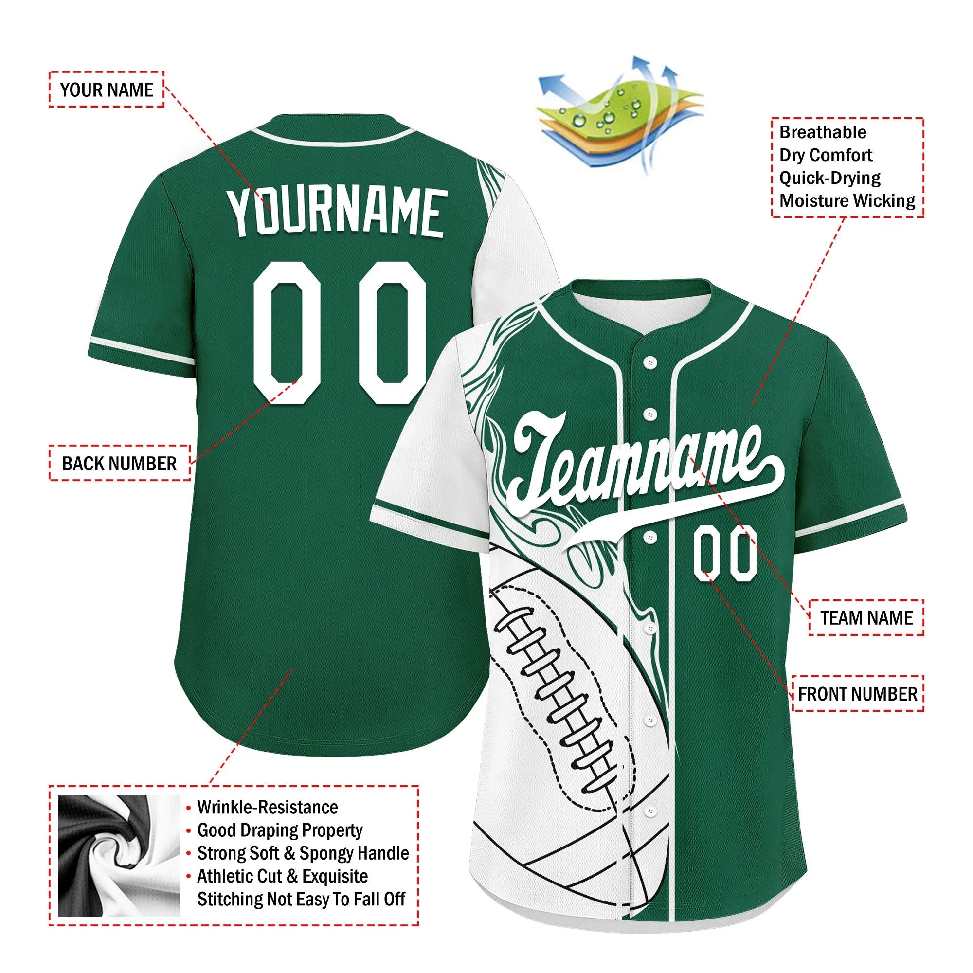 Custom Green White Jersey and TN Shoes Combo Offer Personalized ZH-D0200101-20 - Coolcustomize