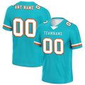 Custom Cyan Classic Style Personalized Authentic Football Jersey FBJ02-bd0a70ba - Coolcustomize
