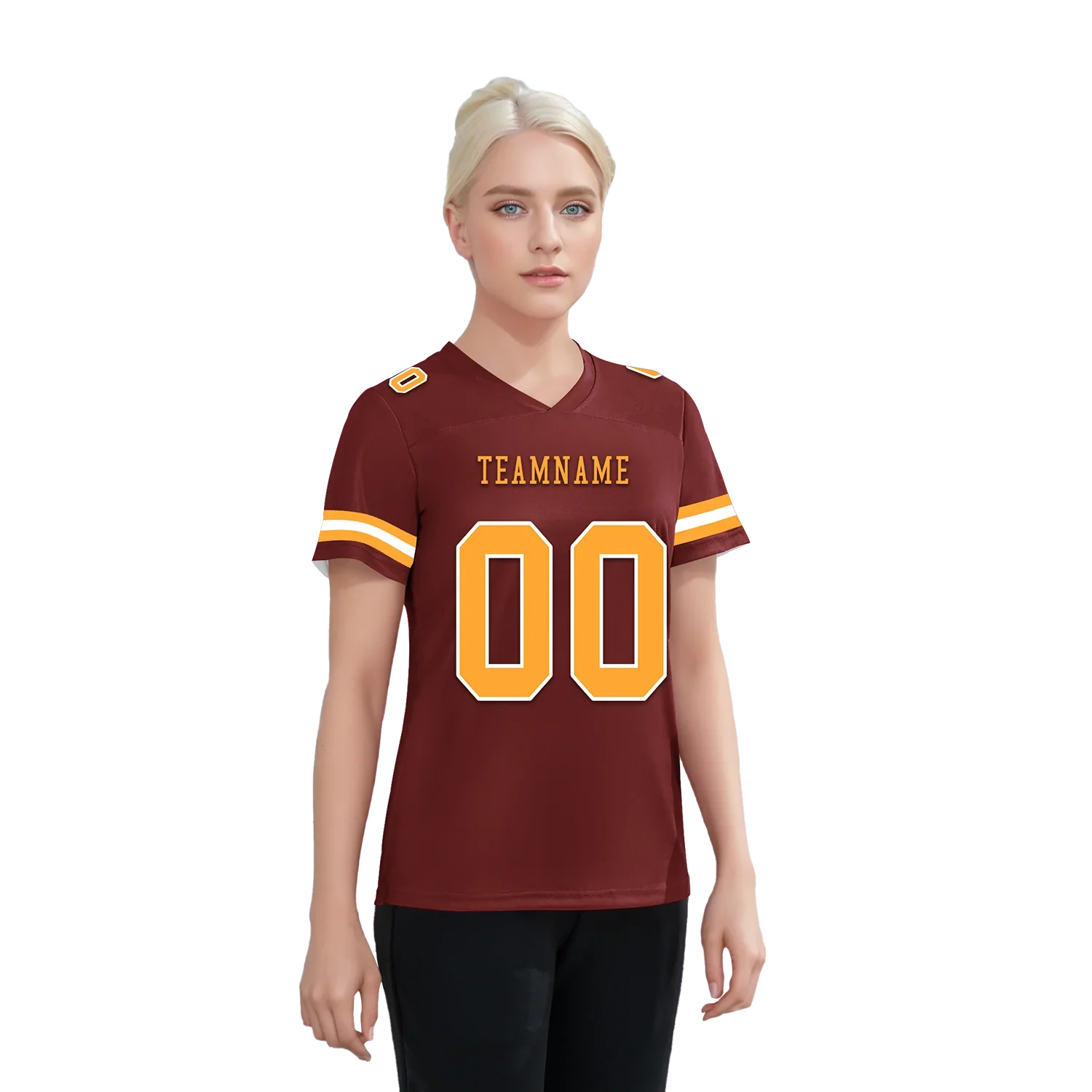 Custom Brown Classic Style Personalized Authentic Football Jersey FBJ02-bd0a70af - Coolcustomize