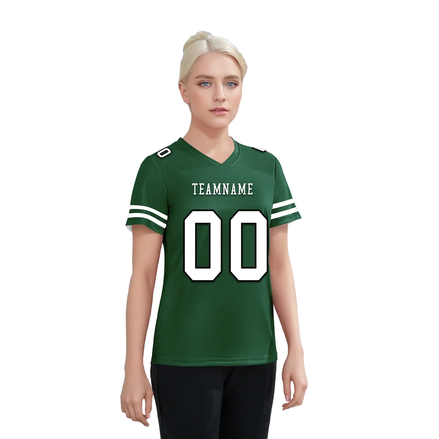 Custom Green Classic Style Personalized Authentic Football Jersey FBJ02-bd0a70a9 - Coolcustomize