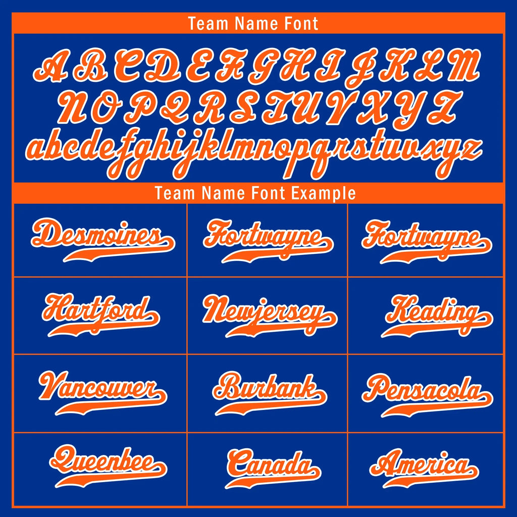 Custom Blue Classic Style Orange Personalized Authentic Baseball Jersey BSBJ01-bd0fa08 - Coolcustomize