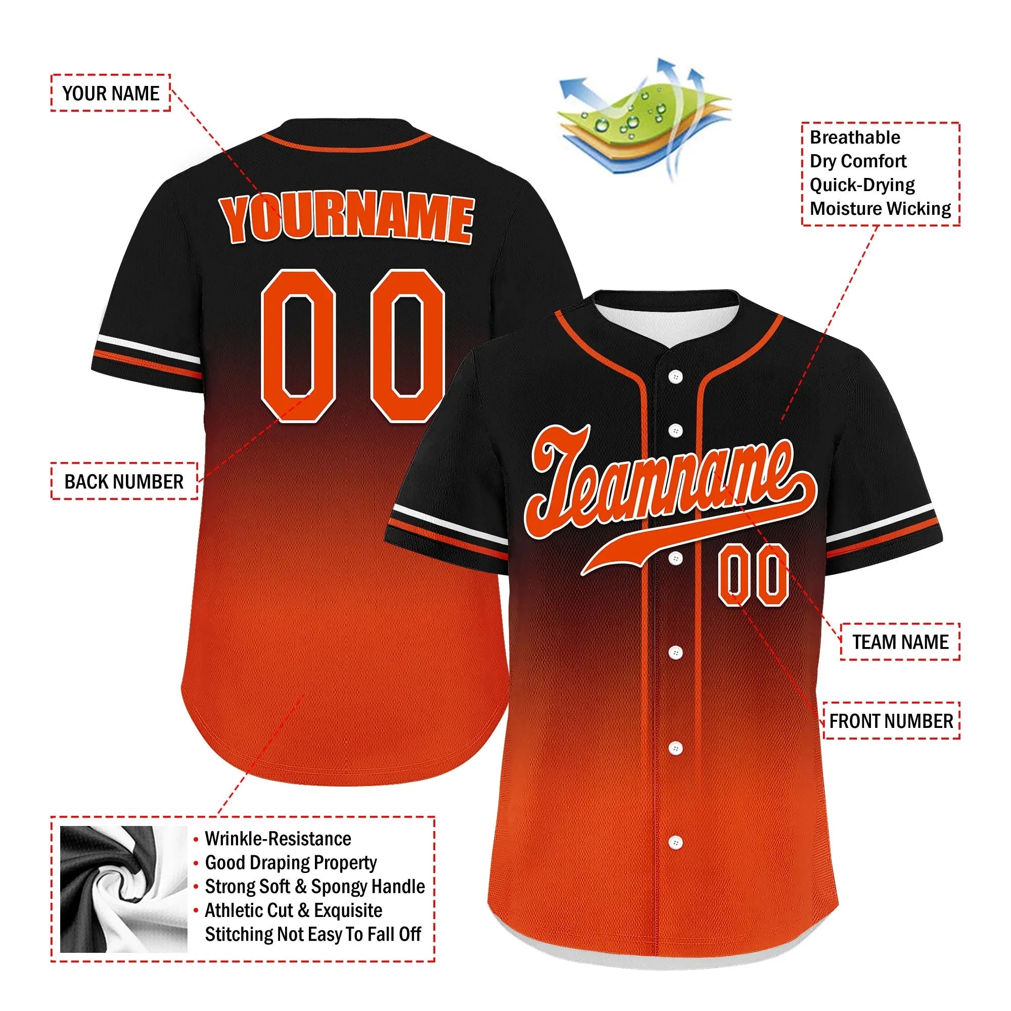 Custom Black Orange Jersey MaxSoul Shoes and Hat Combo Offer Personalized ZH-bd0b007e-a - Coolcustomize