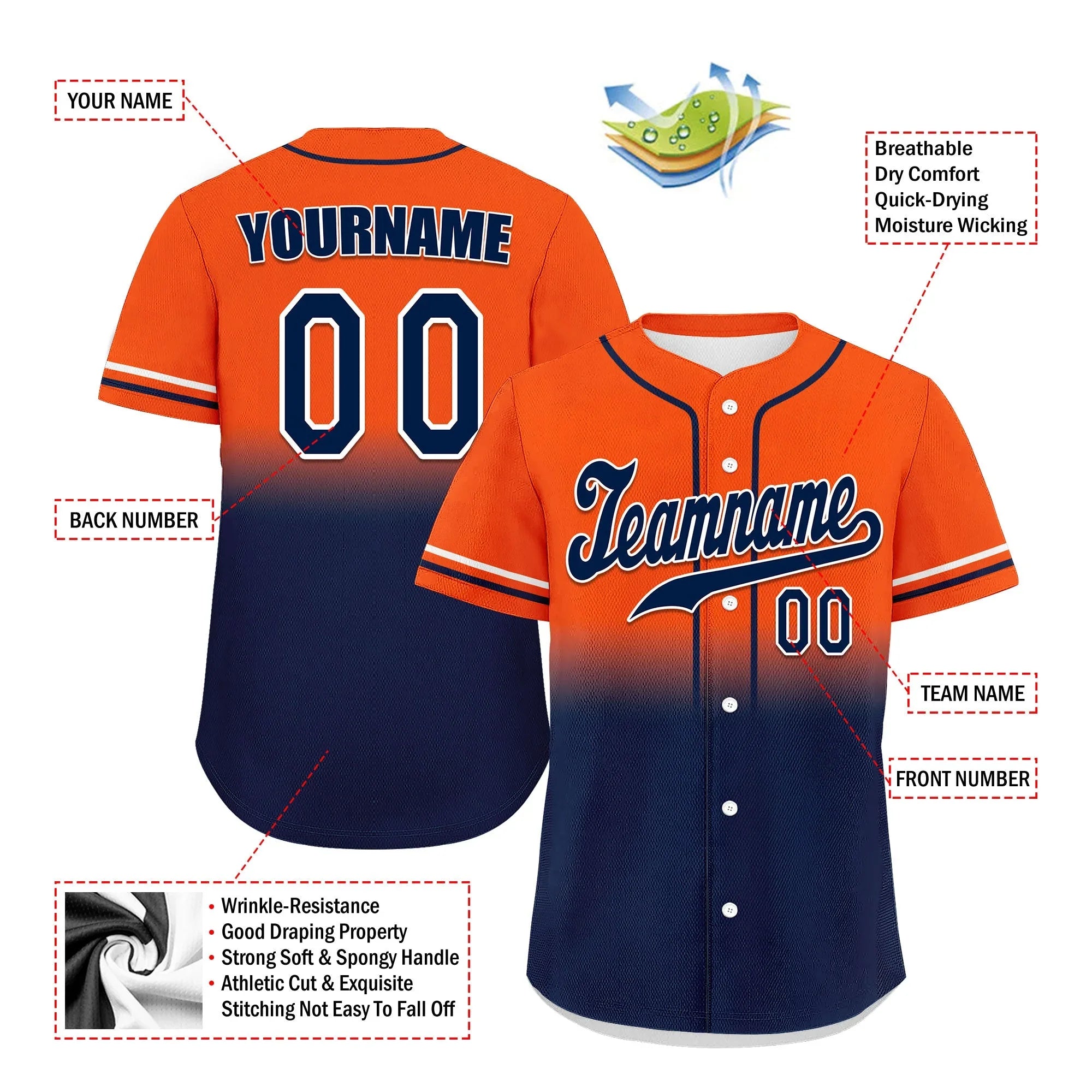 Custom Orange Blue Jersey MaxSoul Shoes and Hat Combo Offer Personalized ZH-bd0b007e-ae - Coolcustomize