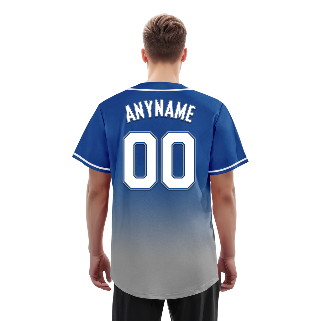 Custom Blue Grey Fade Fashion Personalized Authentic Baseball Jersey BSBJ01-D0a70bf - Coolcustomize