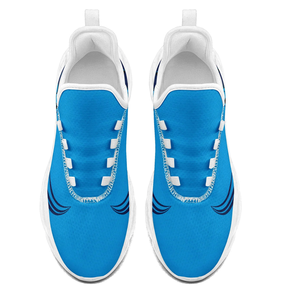 Custom Blue Jersey MaxSoul Shoes and Hat Combo Offer Personalized ZH-bd0b00e0-cc - Coolcustomize