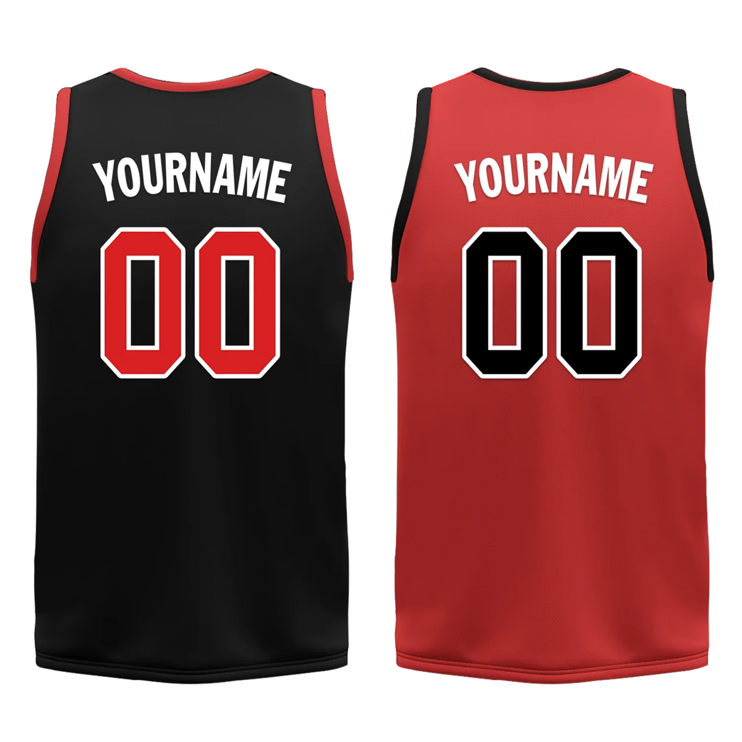 Custom Black White Classic Style Reversible Basketball Uniform Personalized Ordinary BBJR-D017006 - Coolcustomize